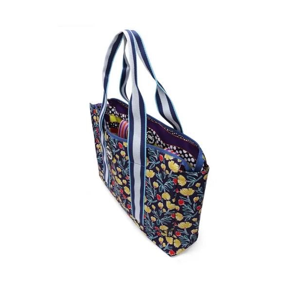 Cubs Waves And Gardens Double Face Tote Bag For Unisex - Image 3