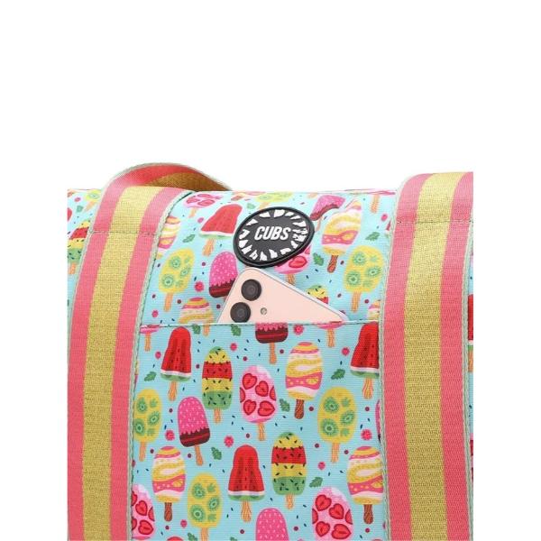 Cubs Pineapples And Ice Cream Double Face Tote Bag For Unisex - Image 6