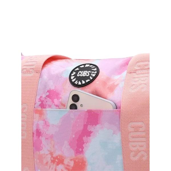 Cubs Black & Pink Tie Dye Double Face Tote Bag For Unisex - Image 6