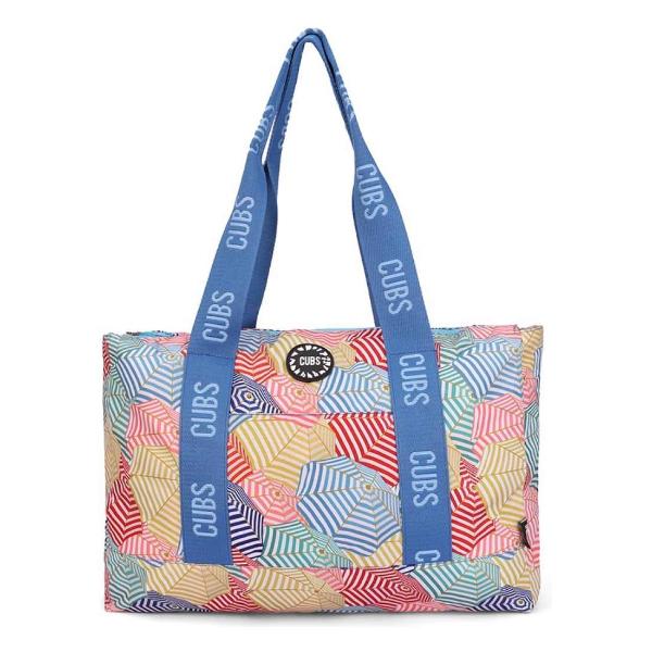Cubs Tropical Fruits And Umbrellas Double Face Tote Bag For Unisex - Image 2