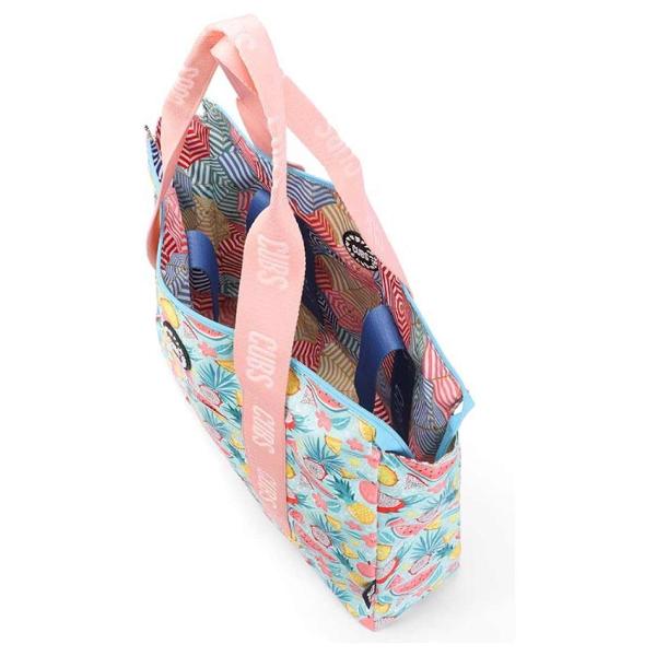 Cubs Tropical Fruits And Umbrellas Double Face Tote Bag For Unisex - Image 3