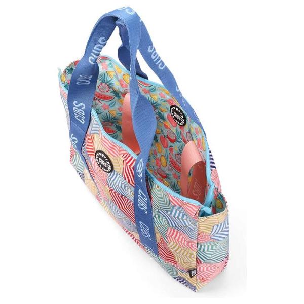 Cubs Tropical Fruits And Umbrellas Double Face Tote Bag For Unisex - Image 4