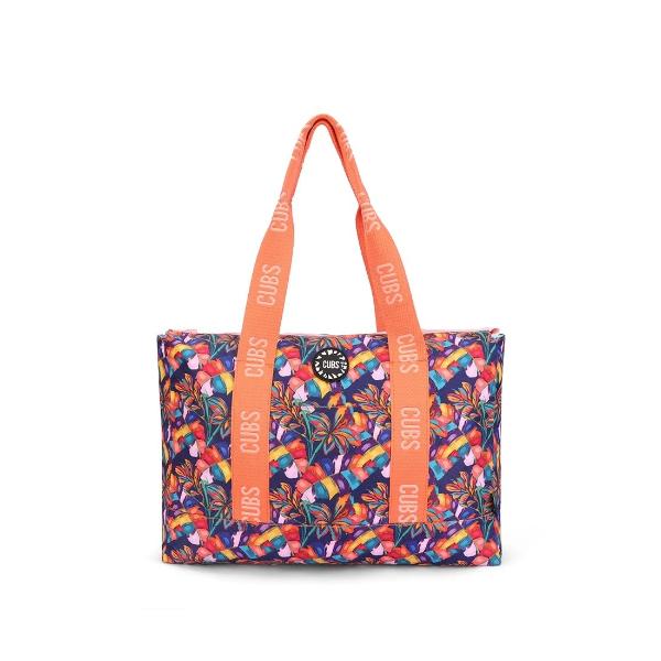 Cubs Colorful Vibes And Tie Dye Double Face Tote Bag For Unisex - Image 2