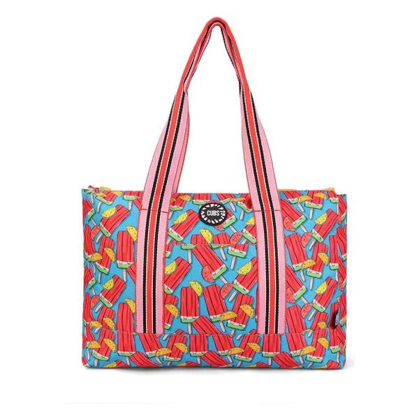 Cubs Ice-Cream And Water Colors Double Face Tote Bag For Unisex - Image 2