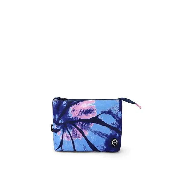 Cubs Shades Of Blue Tie Dye Large Pouch For Unisex