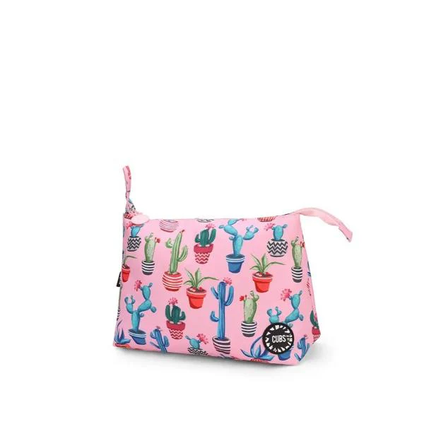 Cubs Pink Cactus Large Pouch For Unisex - Image 2