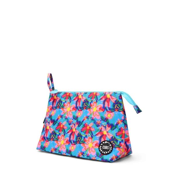 Cubs Lovely Flowers Large Pouch For Unisex - Image 2