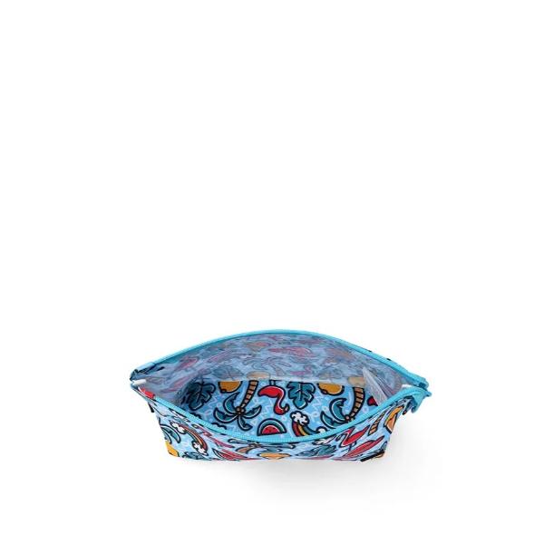 Cubs Baby Blue Flamingos Large Pouch For Unisex - Image 3