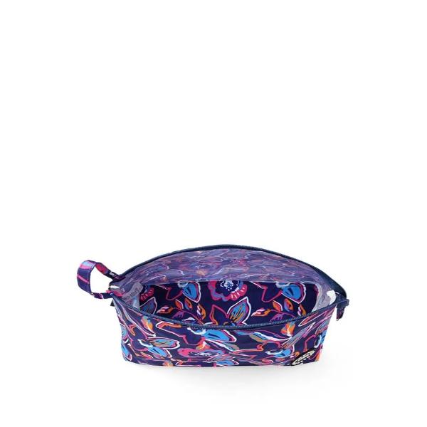 Cubs Navy Flowers Large Pouch For Unisex - Image 3
