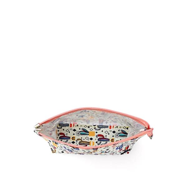 Cubs White Cactus Medium Pouch For Unisex - Image 3
