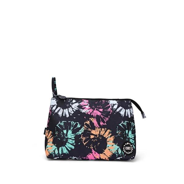 Cubs Dark Tie Dye Large Pouch For Unisex - Image 2