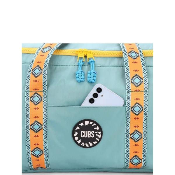 Cubs Ocean Green Weekender Duffel Hand Bag 63 L For Unisex - Image 4