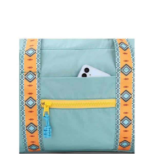 Cubs Ocean Green Weekender Duffel Hand Bag 63 L For Unisex - Image 5