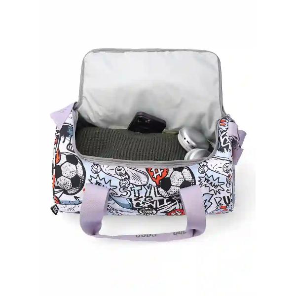 Cubs Grey Sports Medium Duffel Hand Bag 25 L For Unisex - Image 3