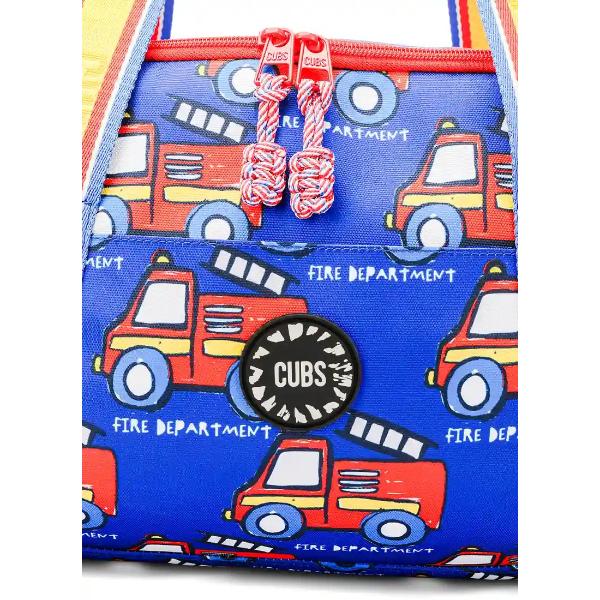 Cubs Fire Truck Medium Duffel Hand Bag 25 L For Unisex - Image 4