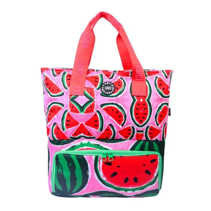 Cubs Watermelon Pink Fiesta Tote Cooling Bag For Unisex