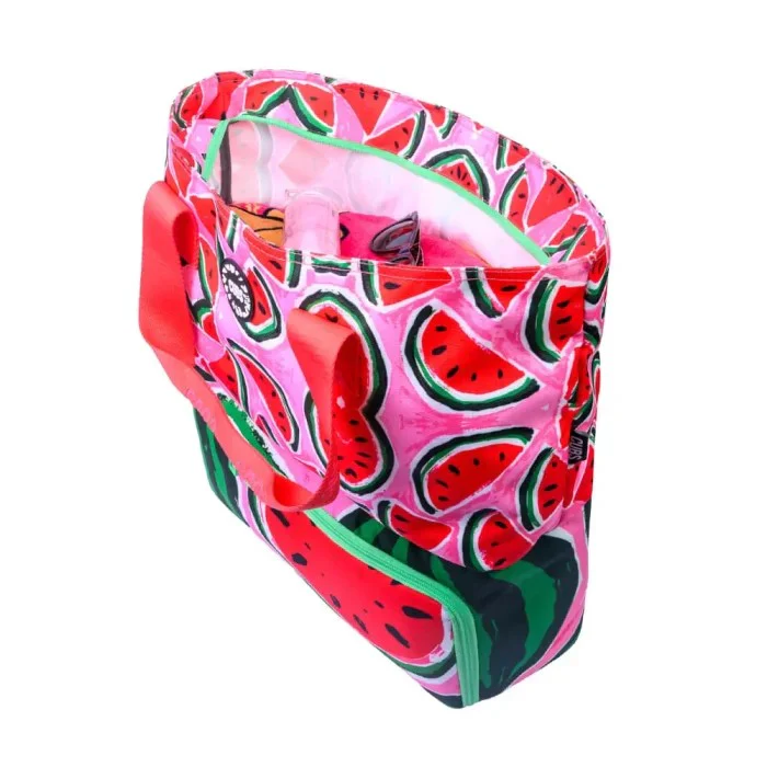 Cubs Watermelon Pink Fiesta Tote Cooling Bag For Unisex - Image 3