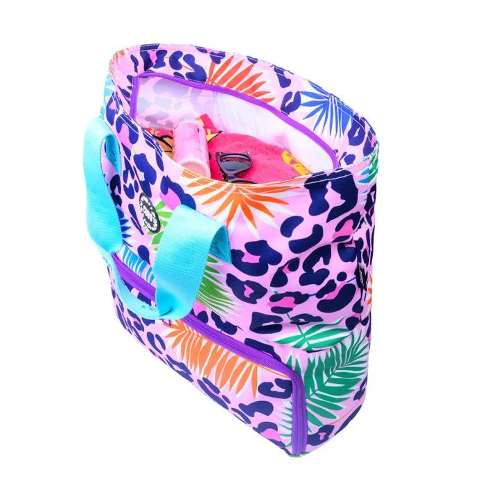 Cubs Multi Leopard Tote Cooling Bag For Unisex - Image 3