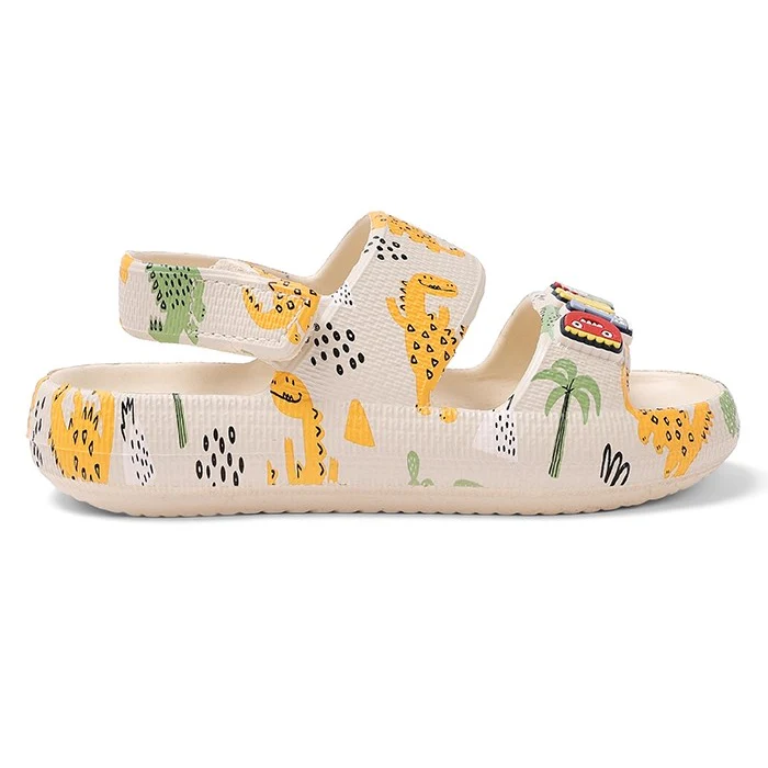 Cubs Khaki Dino Sandal For Boys - Image 2