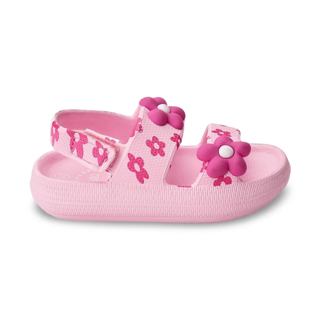 Cubs Pink Flowers Sandal For Girls - Image 2