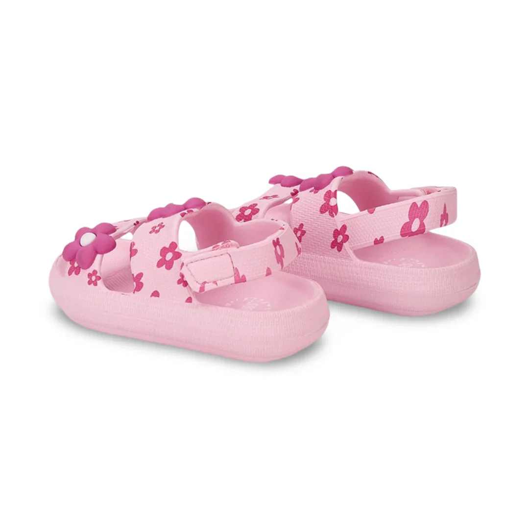 Cubs Pink Flowers Sandal For Girls - Image 3