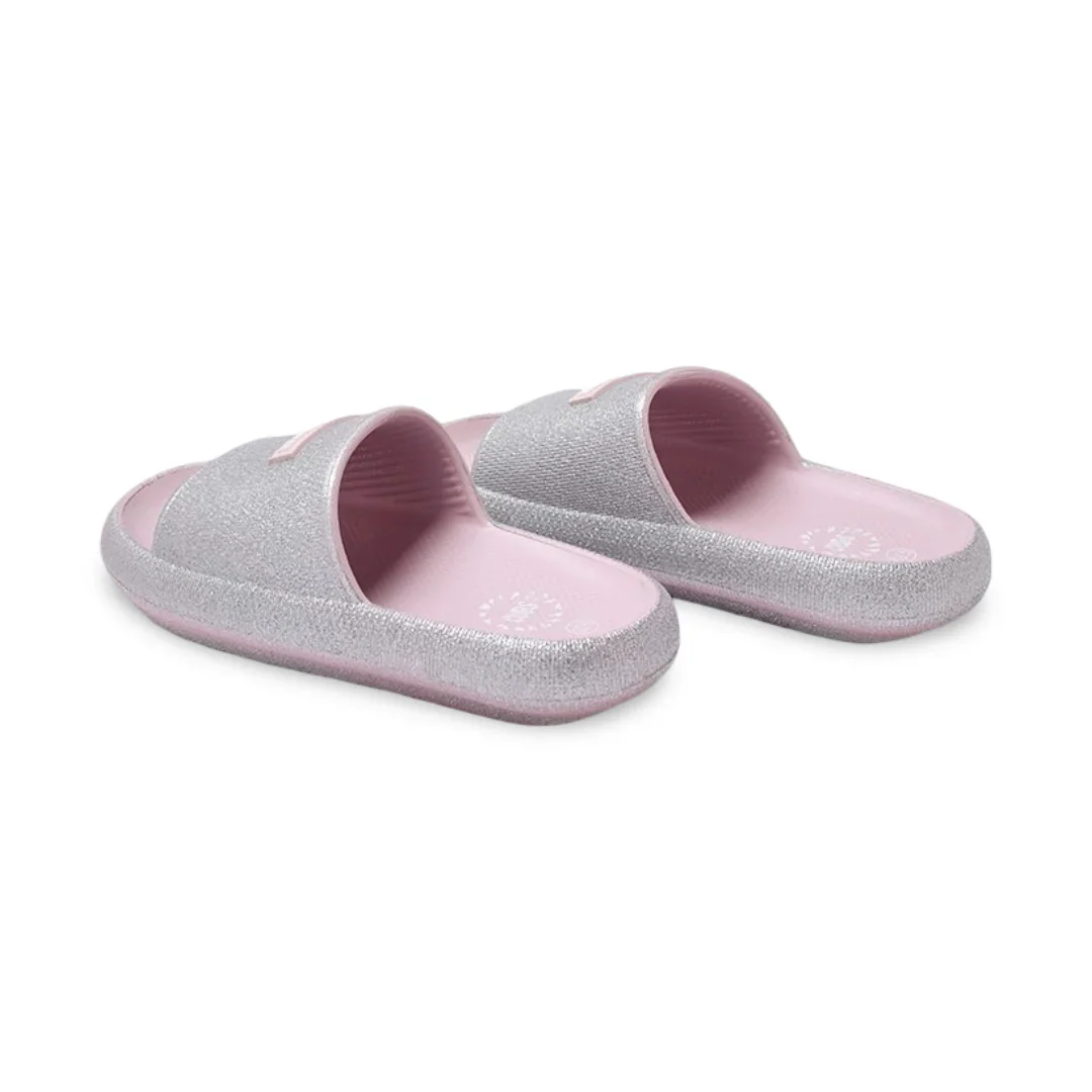 Cubs Glitter Silver Nicole Flip Flops For Girls - Image 3