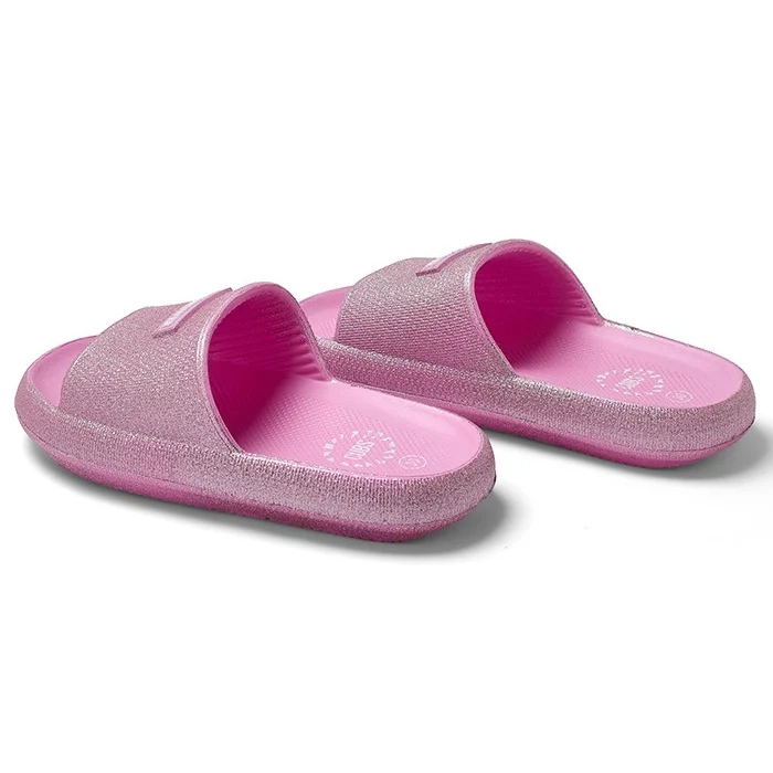 Cubs Glitter Pink Nicole Flip Flops For Girls - Image 3