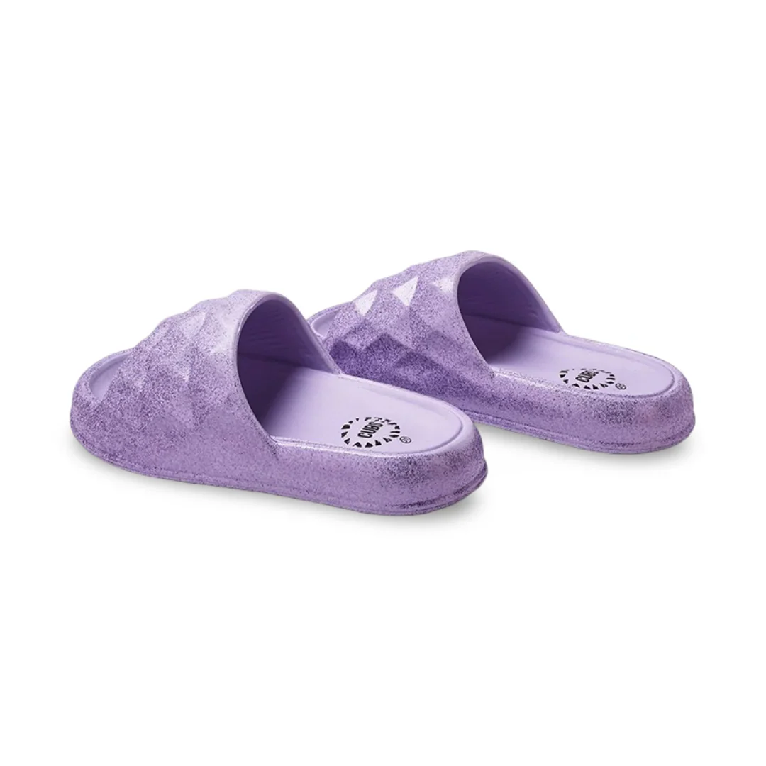 Cubs Lilac Princess Diamond Flip Flops For Girls - Image 3