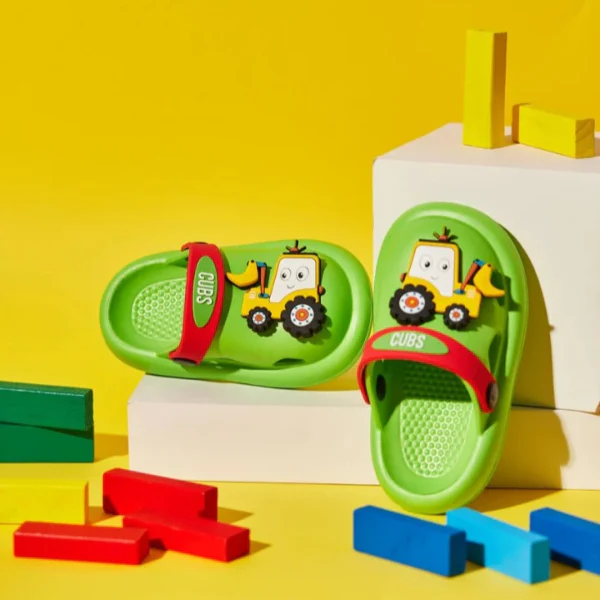 Cubs Clog Tracktor Green For Boys - Image 5