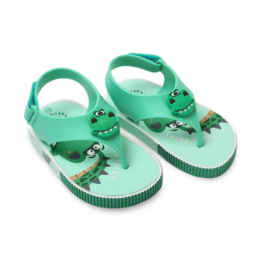 Cubs Dino Flip Flops For Toddler B