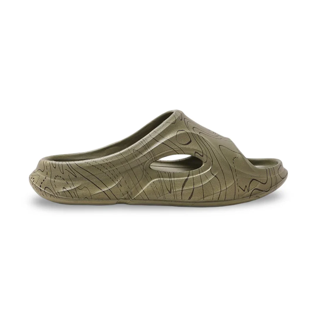 Cubs Army Green Bubble Walk Flip Flops For Men - Image 2