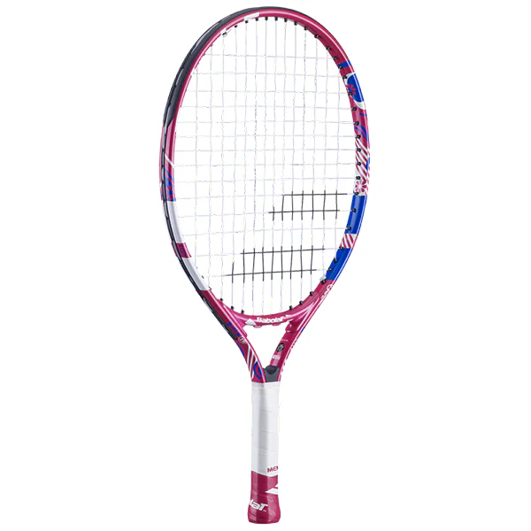 BABOLAT B FLY 19 S CV TENNIS RACKET FOR JUNIOR, PINK&BLUE - Image 2