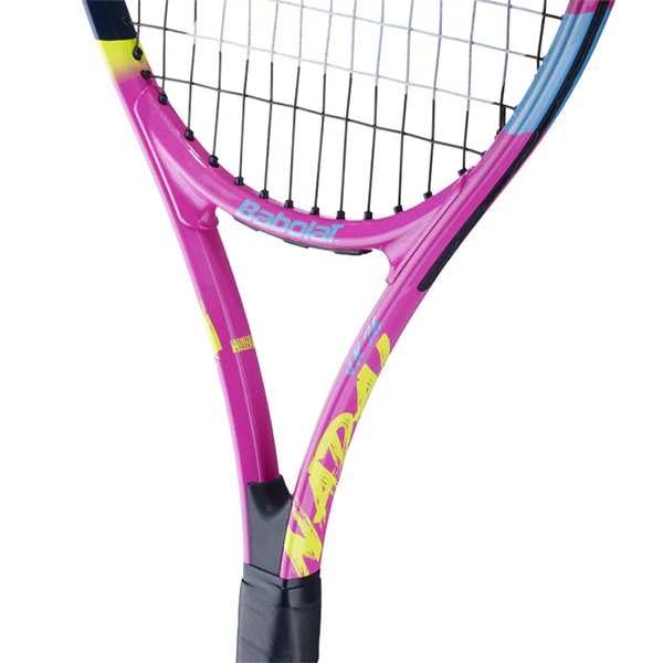 BABOLAT NADAL JUNIOR 26 S CV TENNIS RACKET FOR JUNIOR, YELLOW&PINK - Image 4