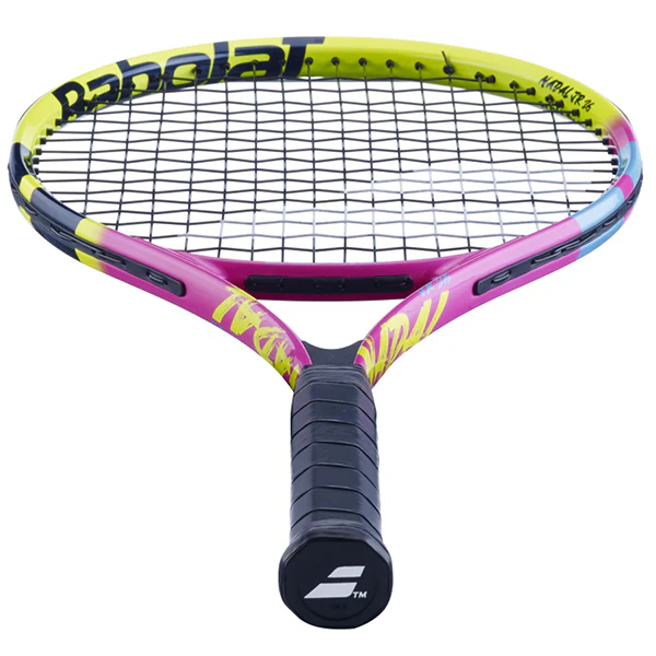 BABOLAT NADAL JUNIOR 26 S CV TENNIS RACKET FOR JUNIOR, YELLOW&PINK - Image 5