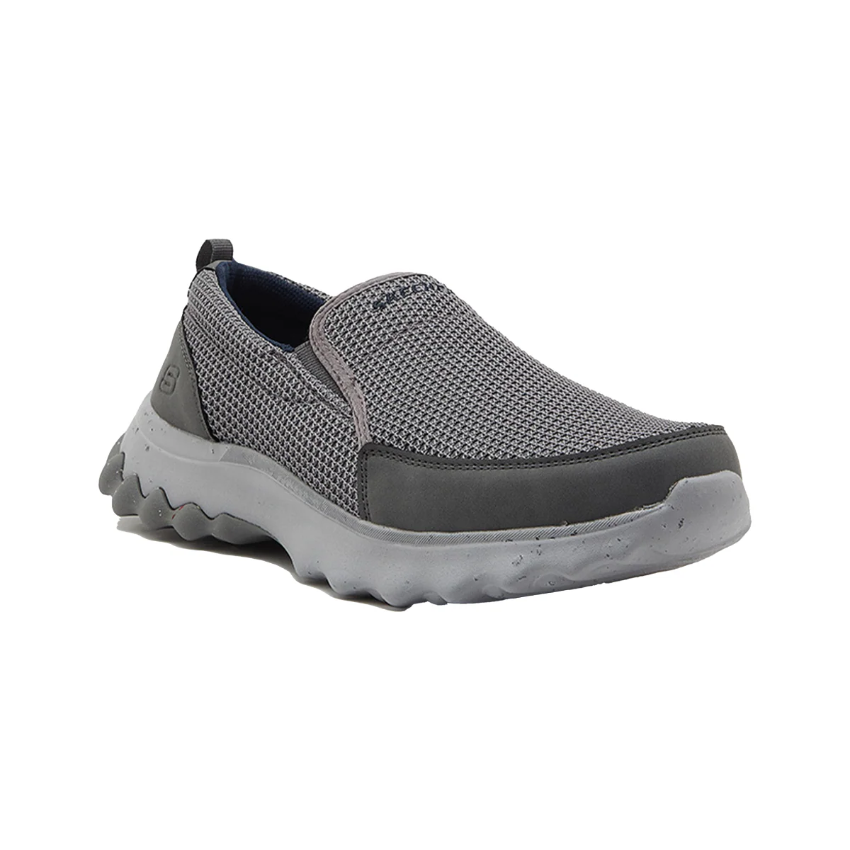 Skechers Voston Lifestyle Shoes For Men, Charcoal - Image 3
