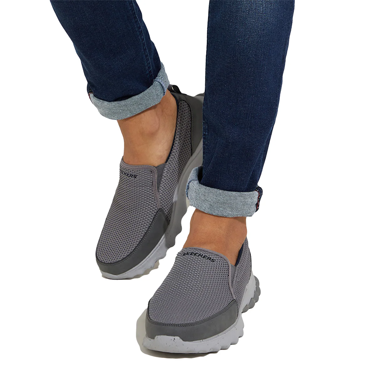 Skechers Voston Lifestyle Shoes For Men, Charcoal - Image 5