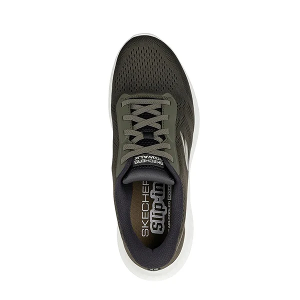 Skechers Go Walk Now Walking Shoes For Men, Olive - Image 5