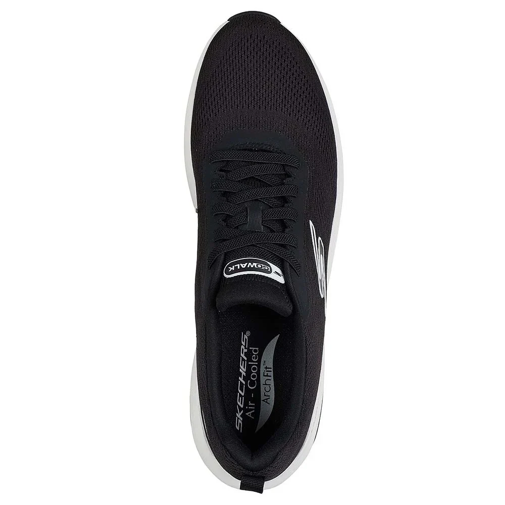 Skechers Go Walk Stability 2.0 Walking Shoes For Men, Black White - Image 3