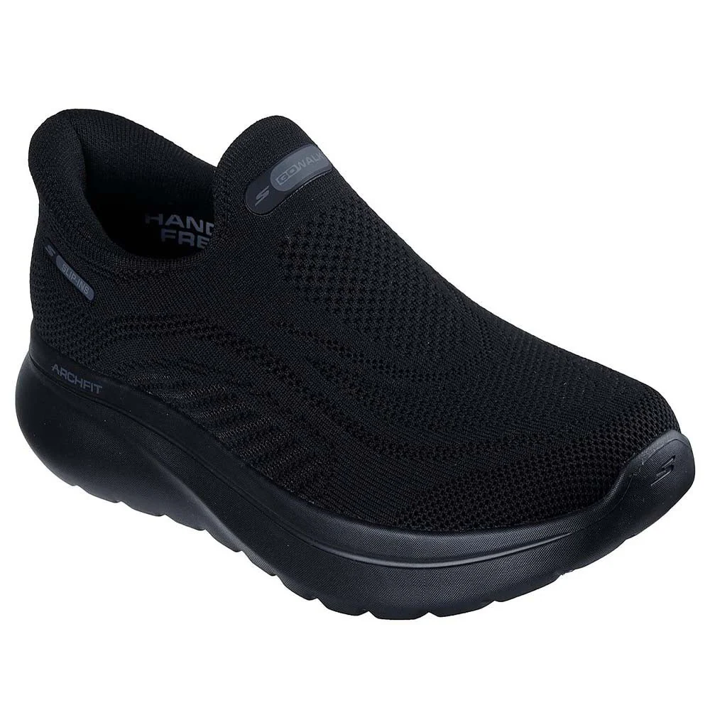 Skechers Go Walk Arch Fit N-Joy Walking Shoes For Men, Black - Image 4