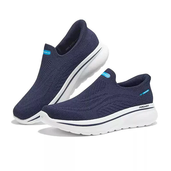 Skechers Go Walk Arch Fit N-Joy Walking Shoes For Men, Tw Navy - Image 2