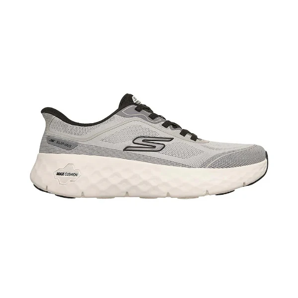 Skechers Go Walk Max Cushioning Flex Walking Shoes For Men, Gray Black