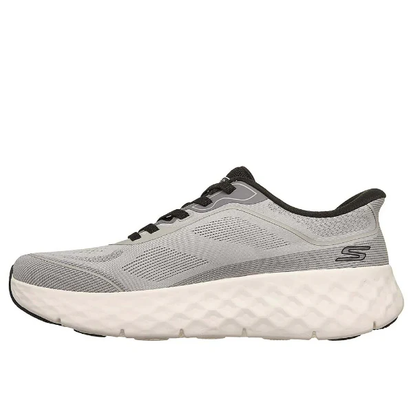 Skechers Go Walk Max Cushioning Flex Walking Shoes For Men, Gray Black - Image 2