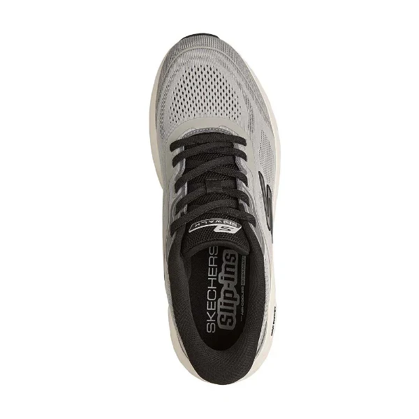 Skechers Go Walk Max Cushioning Flex Walking Shoes For Men, Gray Black - Image 4