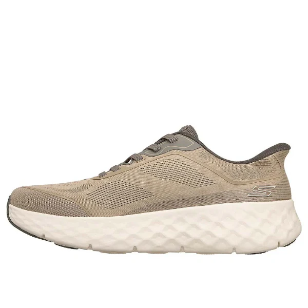 Skechers Go Walk Max Cushioning Flex Walking Shoes For Men, Taupe - Image 2