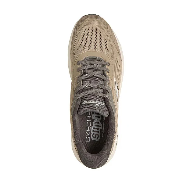 Skechers Go Walk Max Cushioning Flex Walking Shoes For Men, Taupe - Image 4