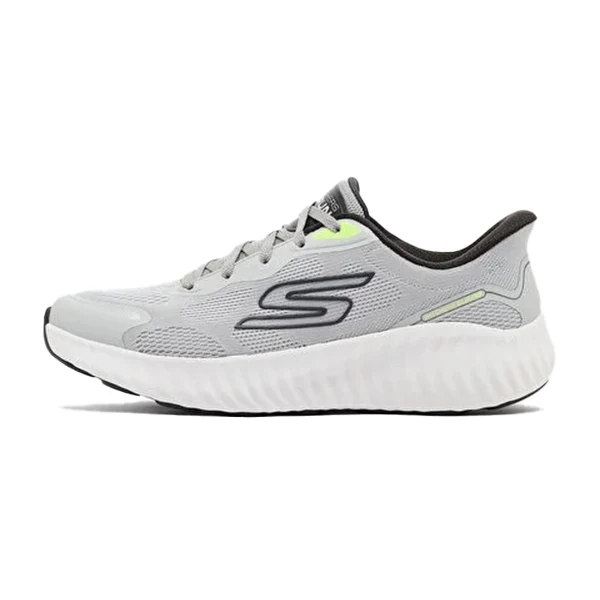 Skechers Go Run Now Running Shoes For Men, Gray&Charcoal - Image 2