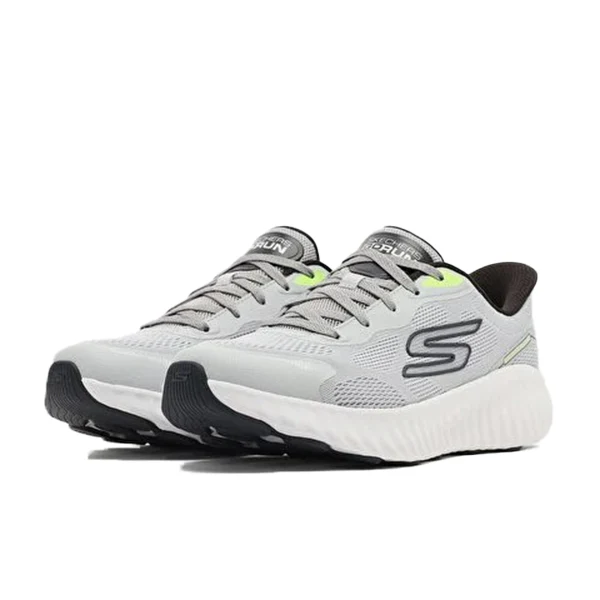 Skechers Go Run Now Running Shoes For Men, Gray&Charcoal - Image 4