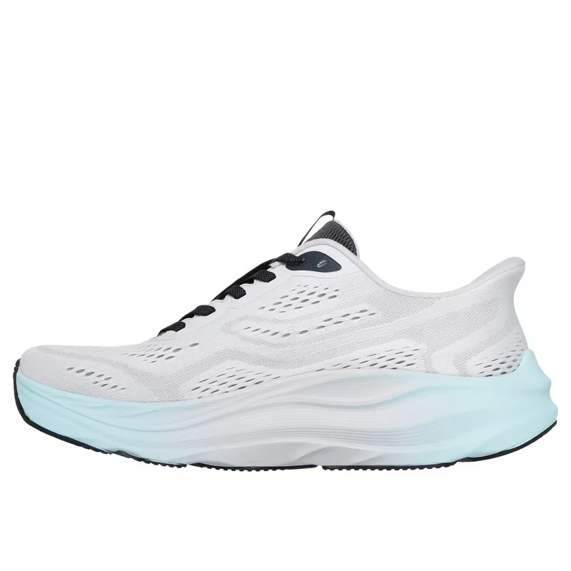 Skechers Max Run Running Shoes For Men, Gray&Charcoal - Image 2