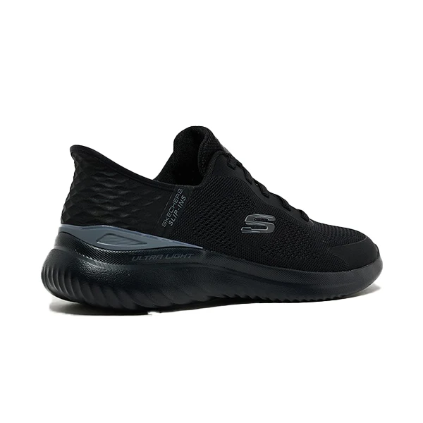 Skechers Bounder 2.0 LIFESTYLE SHOES For Men, Black Charcoal - Image 3