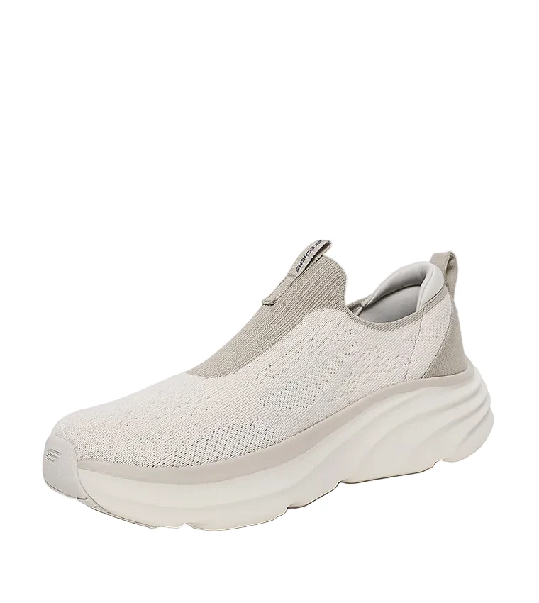 Skechers D'Lux Vapor Lifestyle Shoes For Men, Natural&Navy - Image 2